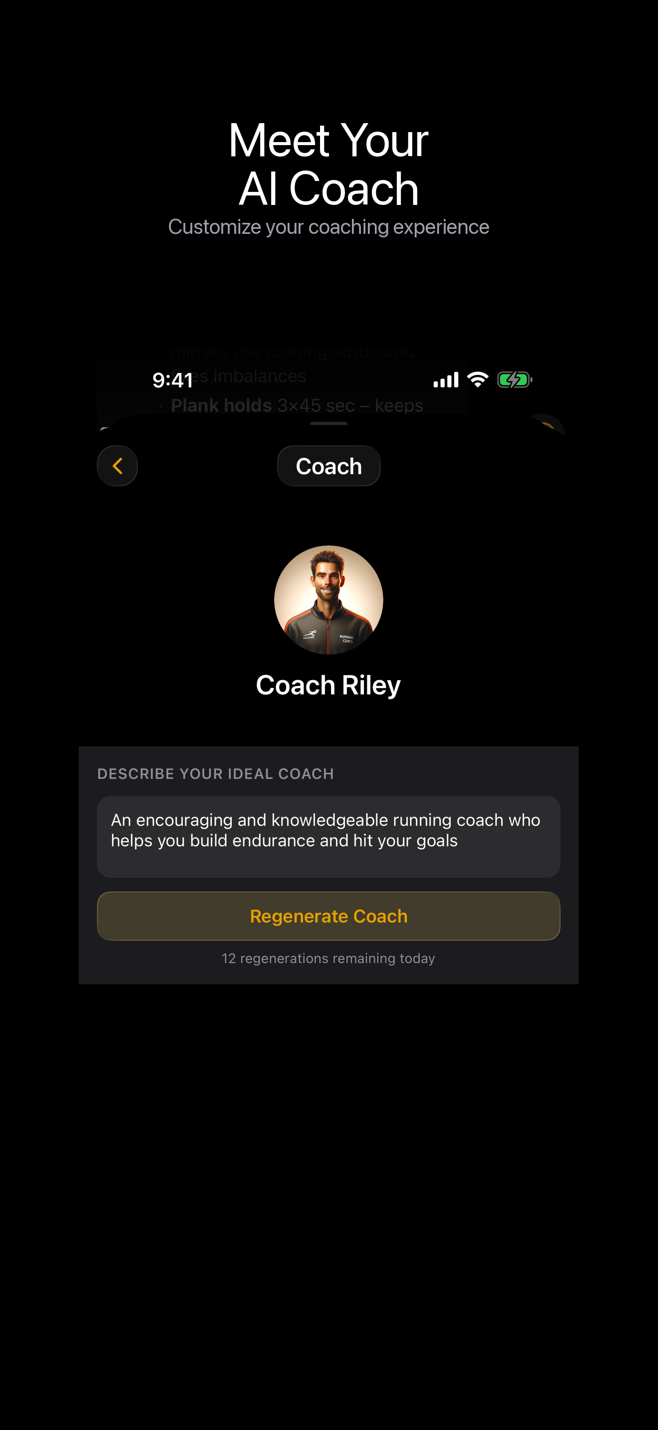 Kadenza Coach customization